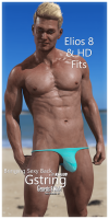 Fitting Morph - Elios 8 & HD Fits - Bringing Sexy Back - Gstring for Genesis 8 Male