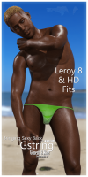 Fitting Morph - Leroy 8 & HD Fits - Bringing Sexy Back - Gstring for Genesis 8 Male