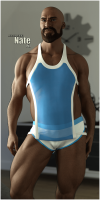 Fitting Morph - Muscle Daddy - Nate HD - HommeSecretZ Set 08 for Genesis 8 Male by DZHeng