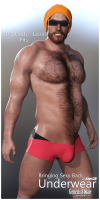 Fitting Morph - Hot Daddy - Leoni Fits - Bringing Sexy Back - Underwear for Genesis 8 Male