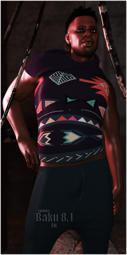 Fitting Morph - Baku 8.1 - Urban Cool for Genesis 8 Male