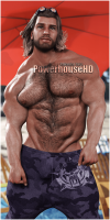 Fitting Morph - Calendar Guyz - Powerhouse HD - Urban Cool for Genesis 8 Male