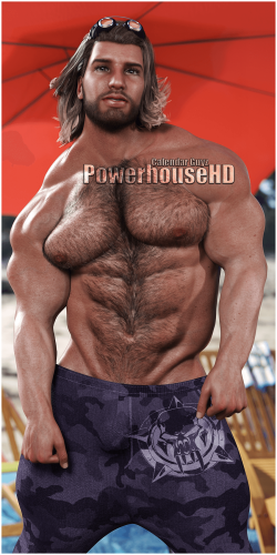 Fitting Morph - Calendar Guyz - Powerhouse HD - Urban Cool for Genesis 8 Male