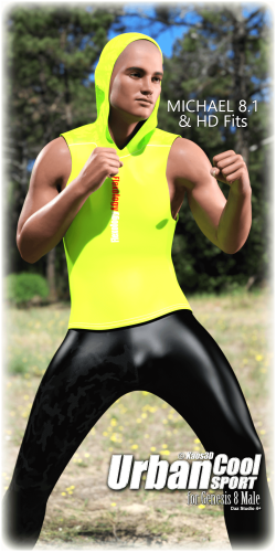 Fitting Morph - Michael 8.1 & HD Fits - Urban Cool - Sport for Genesis 8 Male