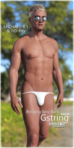 Fitting Morph - Michael 8.1 & HD Fits - Bringing Sexy Back - G-string for Genesis 8 Male