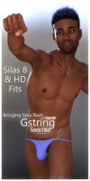 Fitting Morph - Silas 8 & HD Fits - Bringing Sexy Back - Gstring for Genesis 8 Male