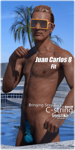 Fitting Morph - Juan Carlos 8 - Bringing Sexy Back - C-string for Genesis 8 Male