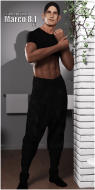 Fitting Morph - Marco 8.1 - Bringing Sexy Back - Cropped Top for Genesis 8 & 8.1 Males