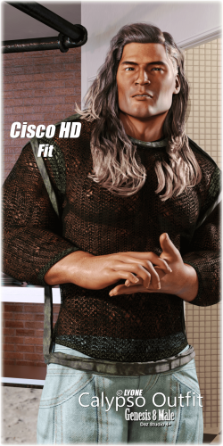 Fitting Morph - Cisco HD - Calypso Outfit for Genesis 8 Male by Lyone