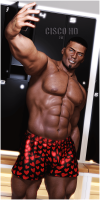 Fitting Morph - Cisco HD - Comfy Boxers for Genesis 8 Male by xtrart-3d