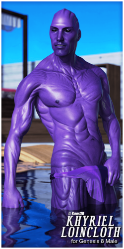 Khyriel Loincloth (3-IN-1) for Genesis 8 Male
