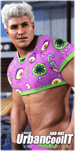 Urban Cool IT for BSB - Cropped Top for Genesis 8 & 8.1 Male