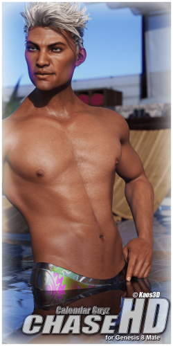 Calendar Guyz - Chase HD Morphs for Genesis 8 Male